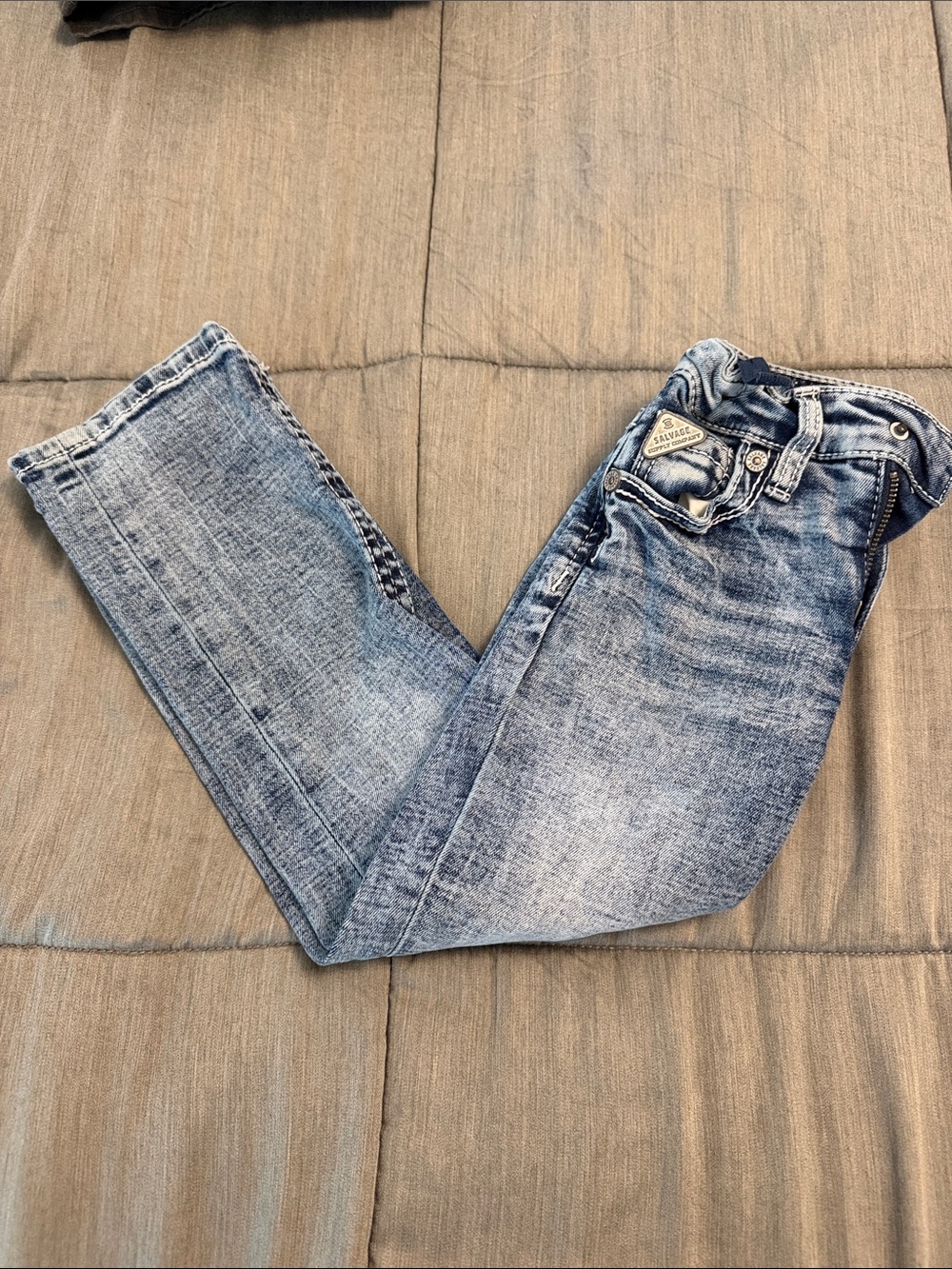 Salvage Boy’sLight Blue Washed Denim Jeans